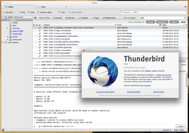 Mozilla Thunderbird – решение за всеки офис потребител!
