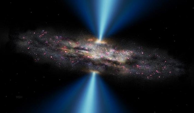 Ще изяде ли галактиката си тази свръхмасивна черна дупка?